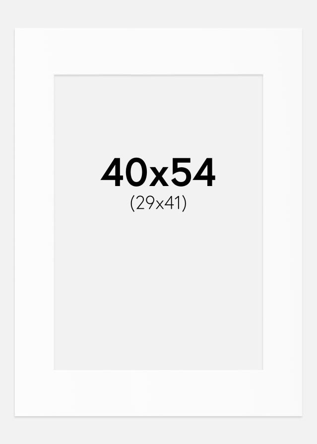 Artlink Passe-partout Wit Standaard (Witte kern) 40x54 cm (29x41)