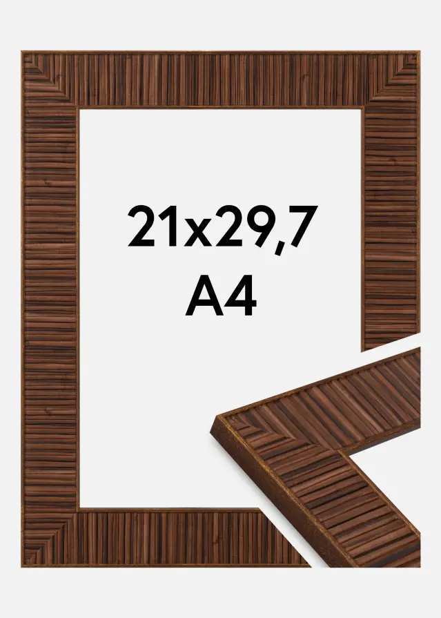 Jämtlands Ramfabrik Fotolijst Linea Acrylglas Rosewood 21x29.7 cm (A4)