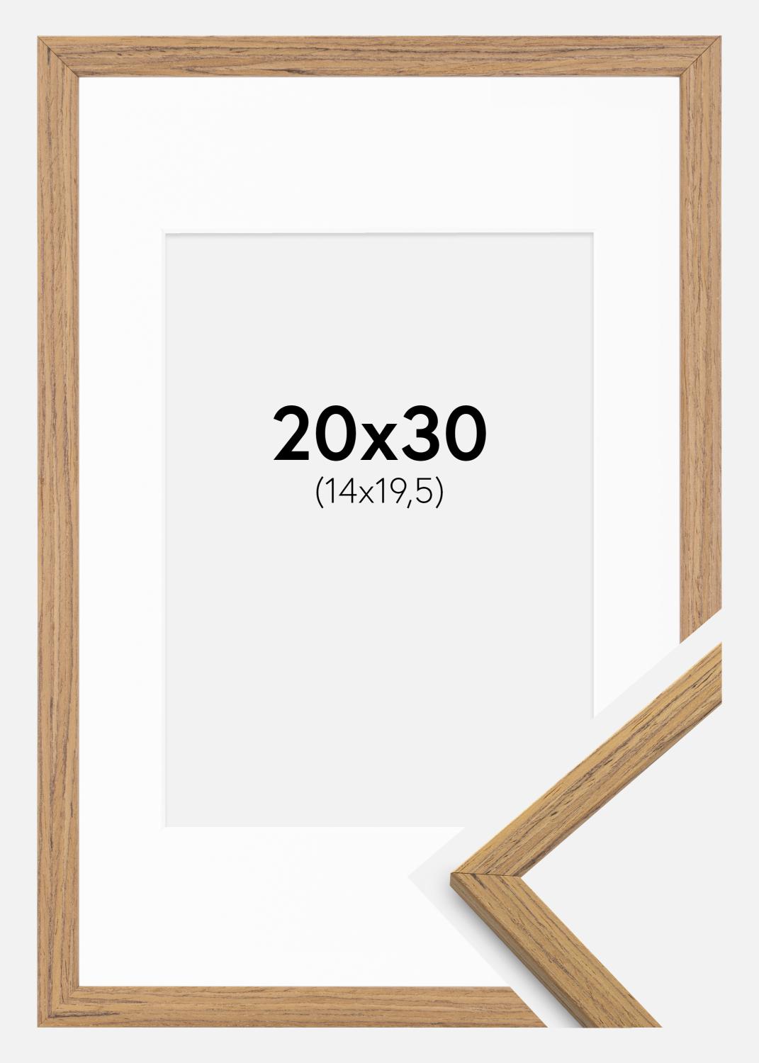 Product Image for Fotolijst Edsbyn Teak 20x30 cm - Passe-partout Wit 15x21 cm (A5)