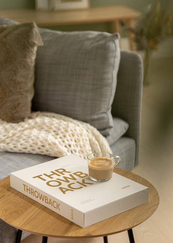 KAILA KAILA THROWBACK Warm Grey XL - Coffee Table Photo Album (20 Zwarte zijden)