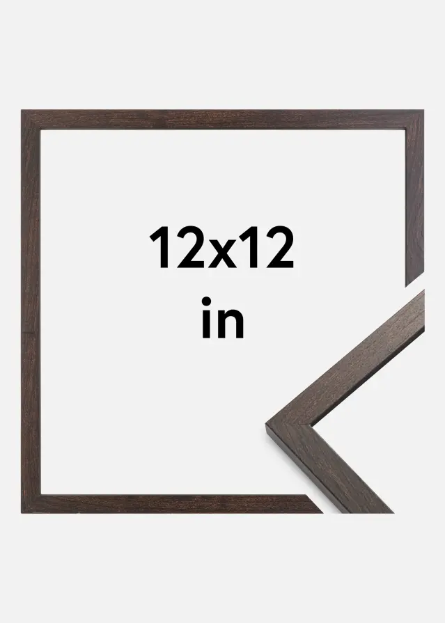 Artlink Fotolijst Trendy Acrylglas Walnoot 12x12 inches (30,48x30,48 cm)