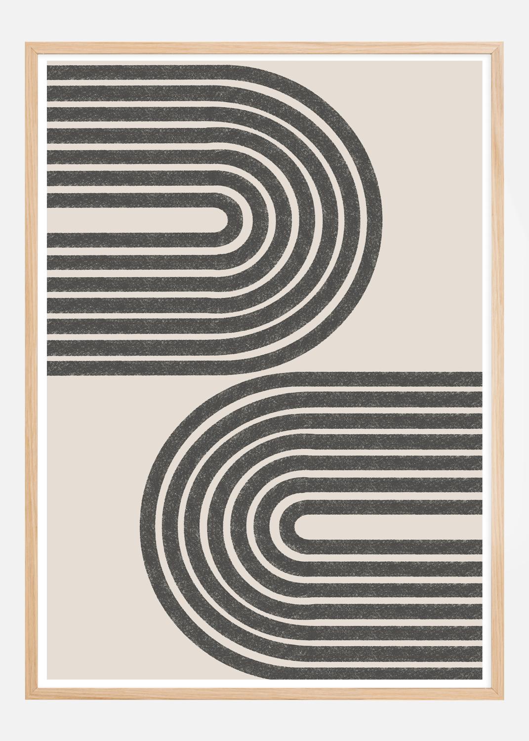Product Image for Flow Shapes No14 Poster (21x29.7 cm (A4))