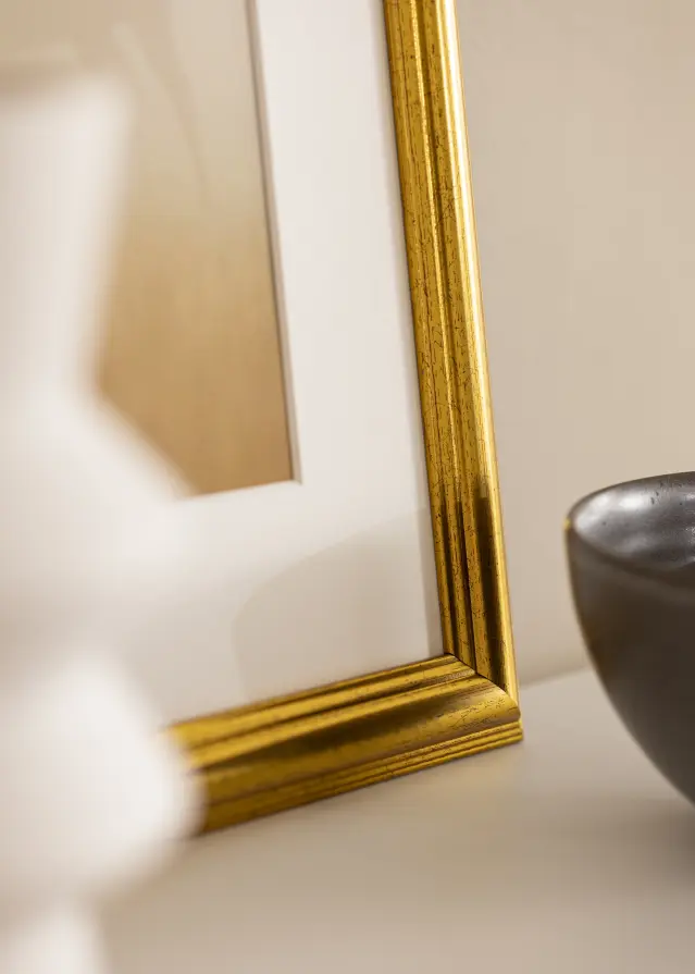 Jämtlands Ramfabrik Fotolijst Västkusten Acrylglas Goud 18x24 inches (45,72x60,96 cm)