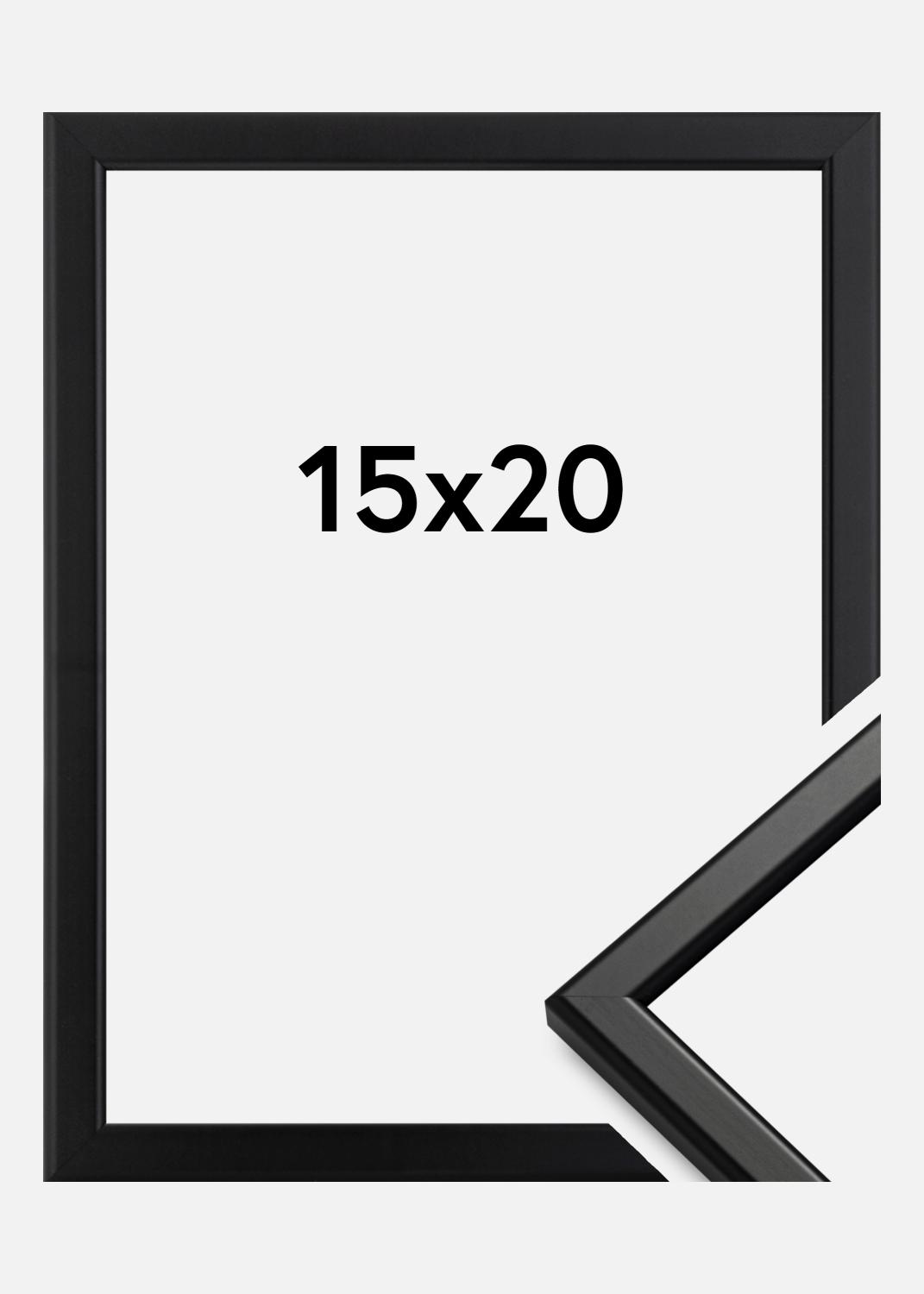 Product Image for Fotolijst Slim Mat Ontspiegeld Glas Zwart 15x20 cm