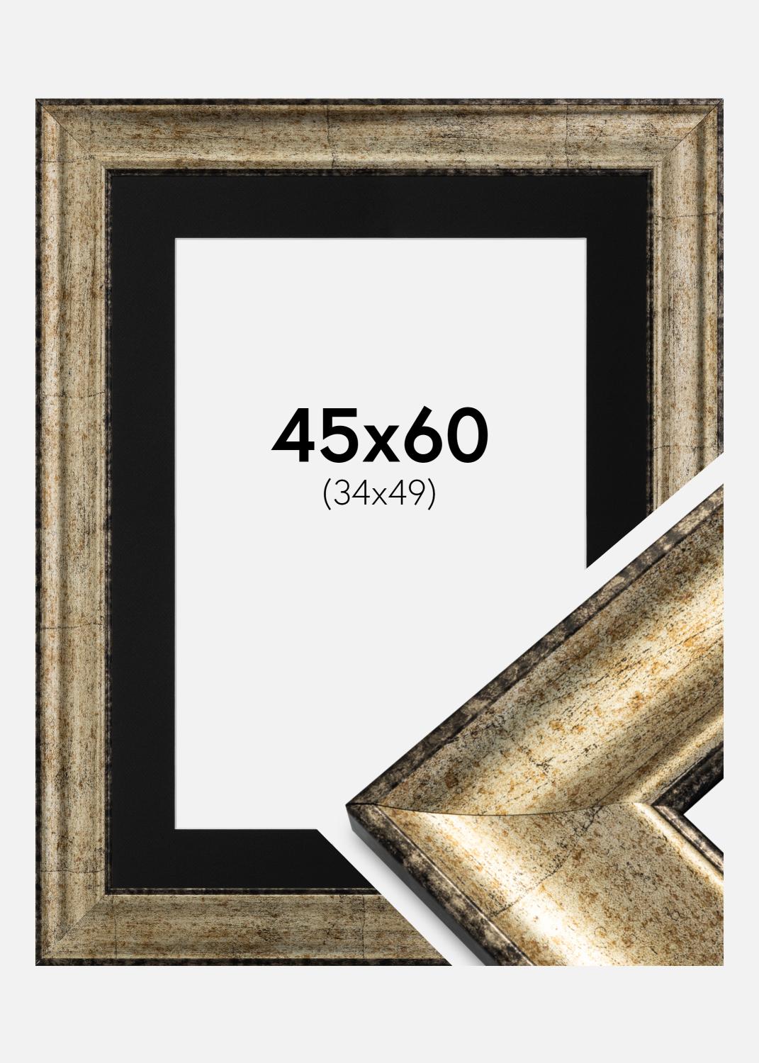 Product Image for Fotolijst Saltsjöbaden Antiek Goud 45x60 cm - Passe-partout Zwart 35x50 cm