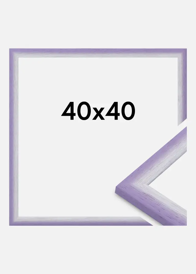 Jämtlands Ramfabrik Fotolijst Cornwall Acrylglas Lichtpaars 40x40 cm