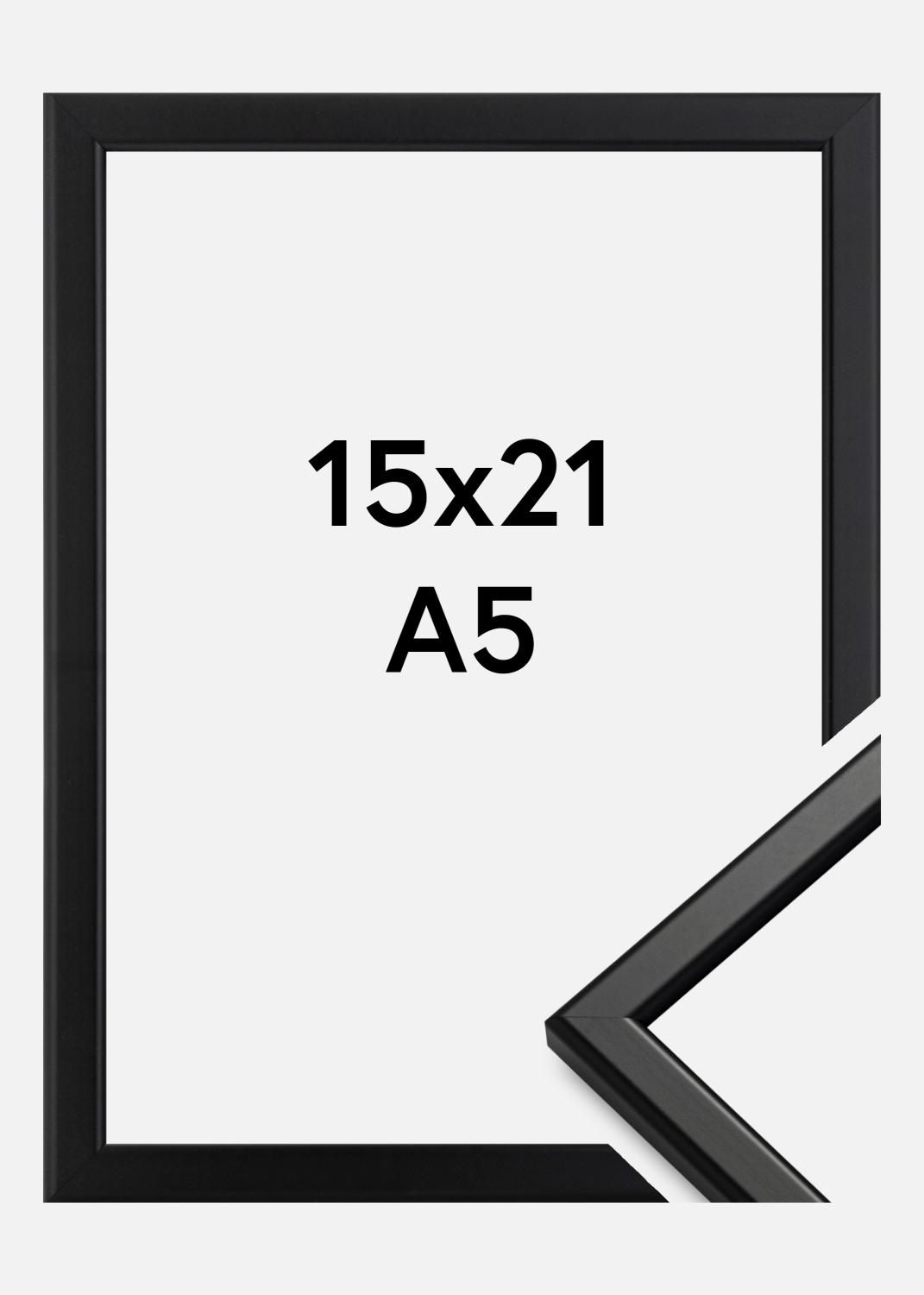 Product Image for Fotolijst Slim Mat Ontspiegeld Glas Zwart 15x21 cm (A5)