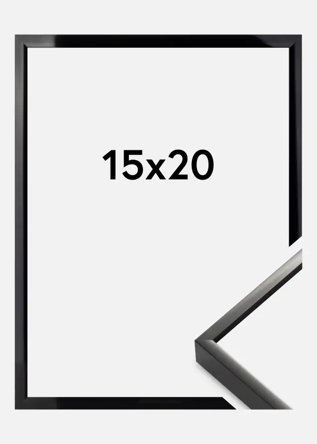 Nielsen Fotolijst Nielsen Premium Alpha Blank Zwart 15x20 cm