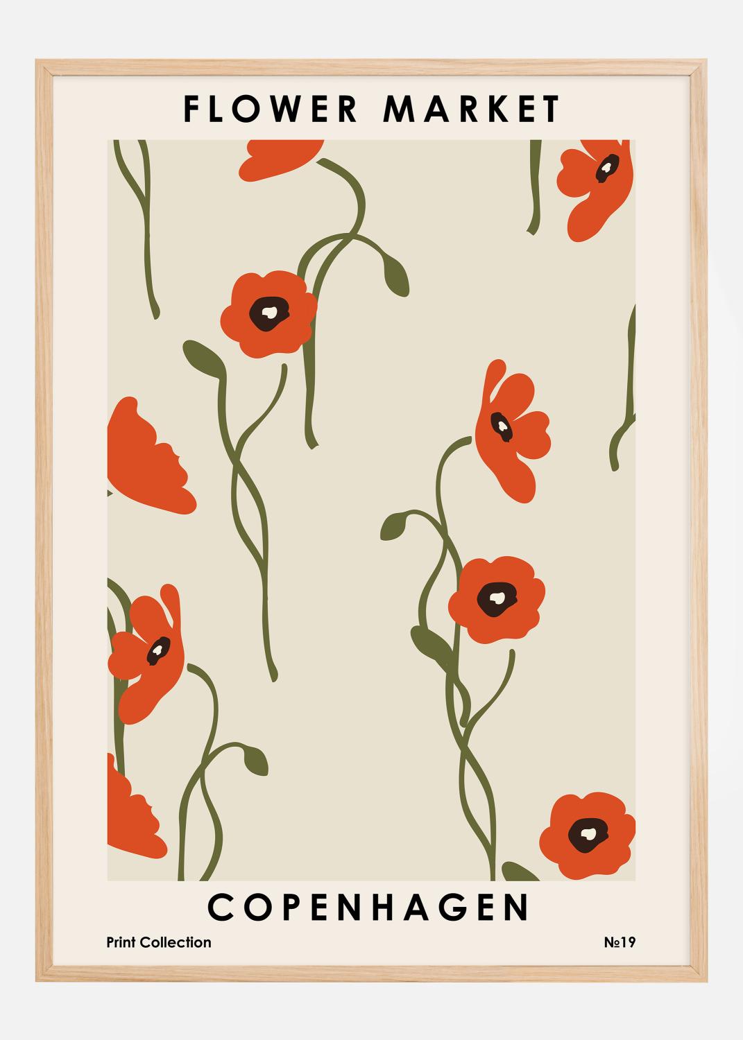 Product Image for Flower Market Copenhagen Poster (30x40 cm)