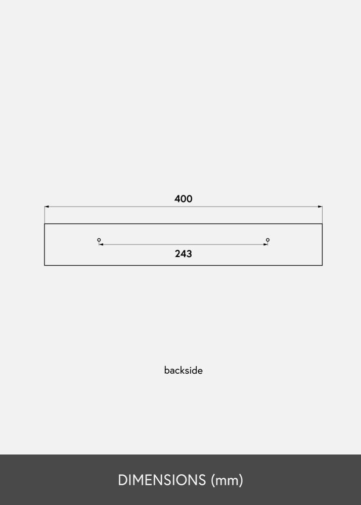 KAILA KAILA Fotoplank Massief Eiken 40 cm