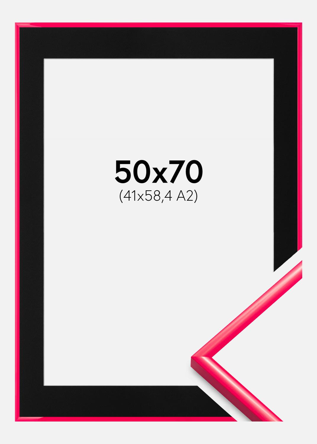 Product Image for Fotolijst New Lifestyle Hot Pink 50x70 cm - Passe-partout Zwart 42x59,4 cm (A2)