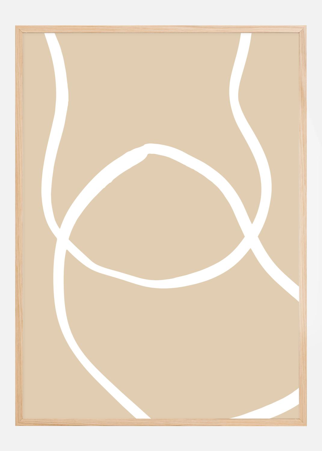 Product Image for Beige Lines IV Poster (21x29.7 cm (A4))