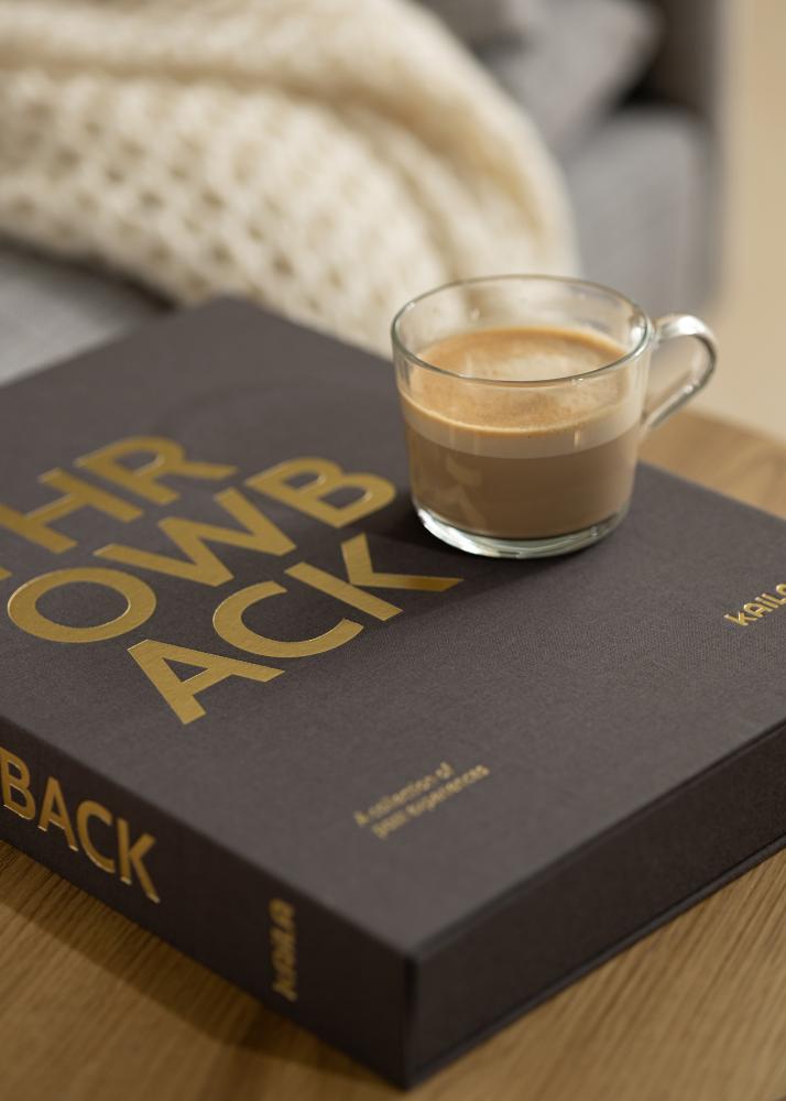 KAILA KAILA THROWBACK Black XL - Coffee Table Photo Album (20 Zwarte zijden)