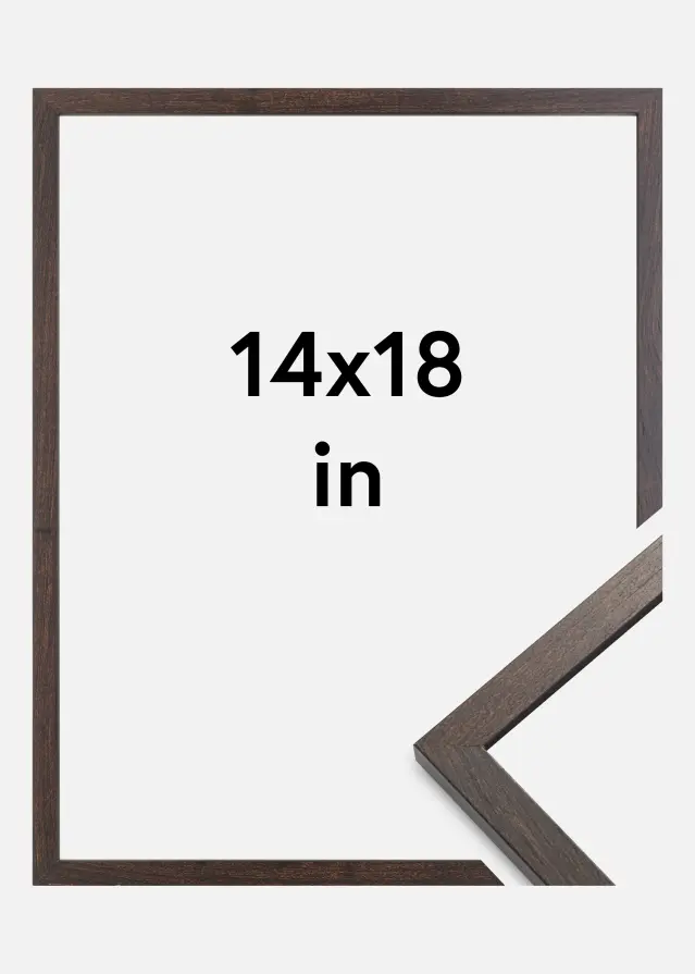 Artlink Fotolijst Trendy Acrylglas Walnoot 14x18 inches (35,56x45,72 cm)