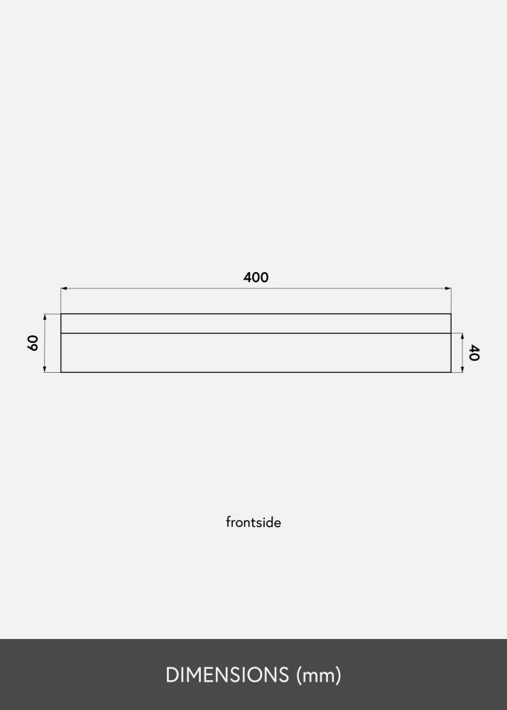 KAILA KAILA Fotoplank Massief Eiken 40 cm