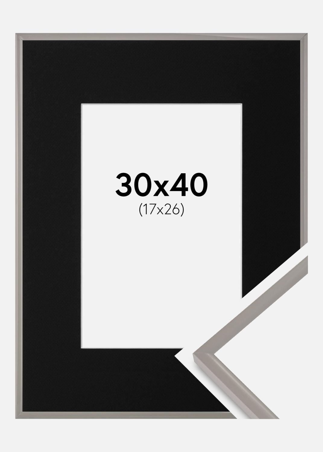 Product Image for Fotolijst New Lifestyle Earth Grey 30x40 cm - Passe-partout Zwart 18x27 cm