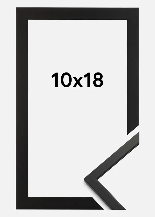 Galleri 1 Fotolijst Edsbyn Acrylglas Zwart 10x18 cm