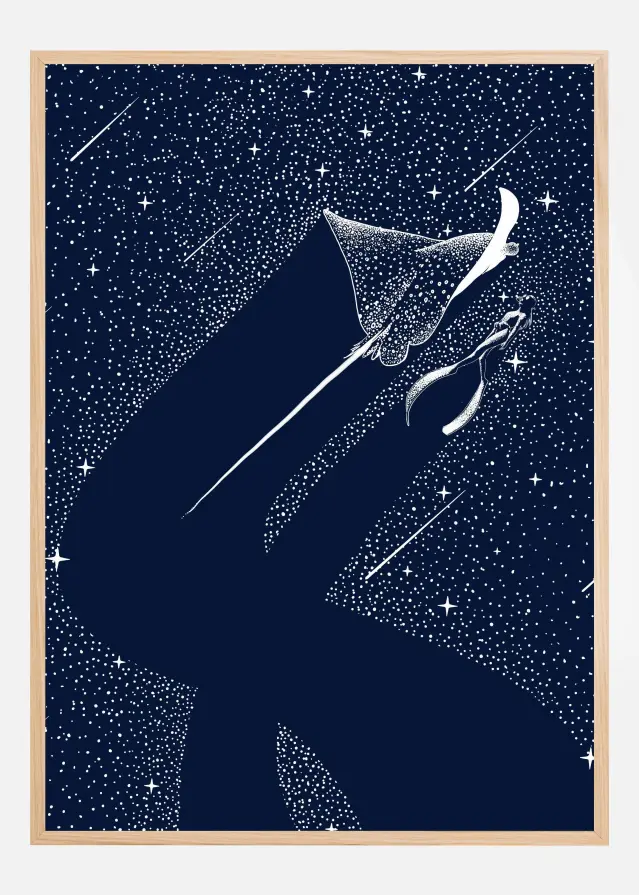 Bildverkstad Star Collector and Diver Poster