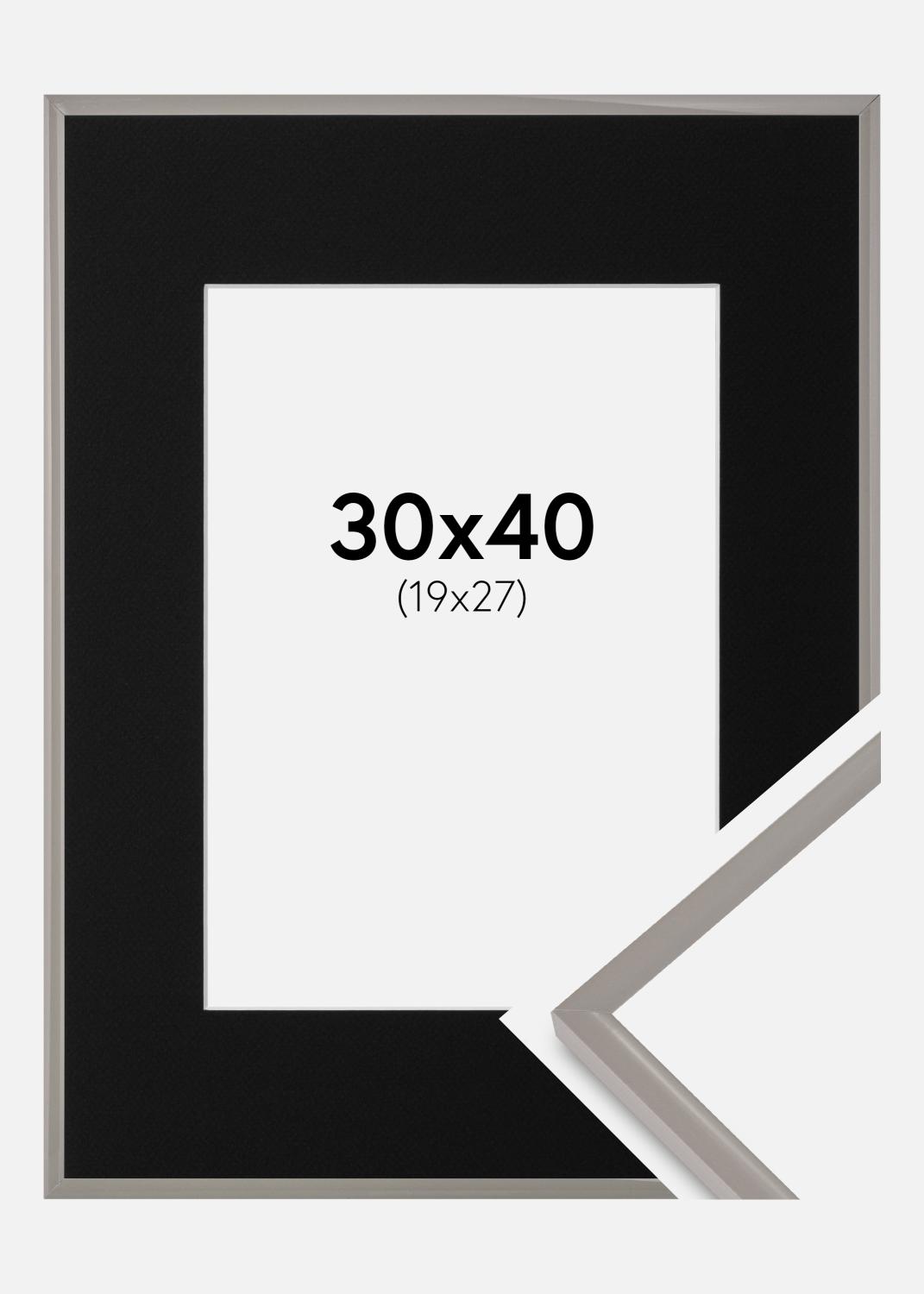 Product Image for Fotolijst New Lifestyle Earth Grey 30x40 cm - Passe-partout Zwart 20x28 cm