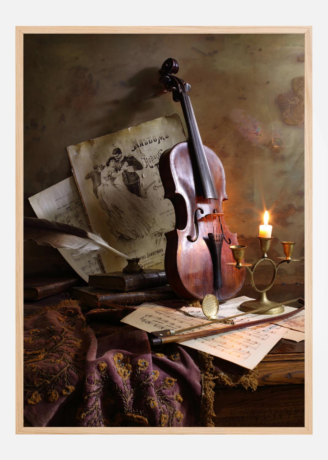 Product Image for Still Life With Violin Poster (21x29.7 cm (A4))