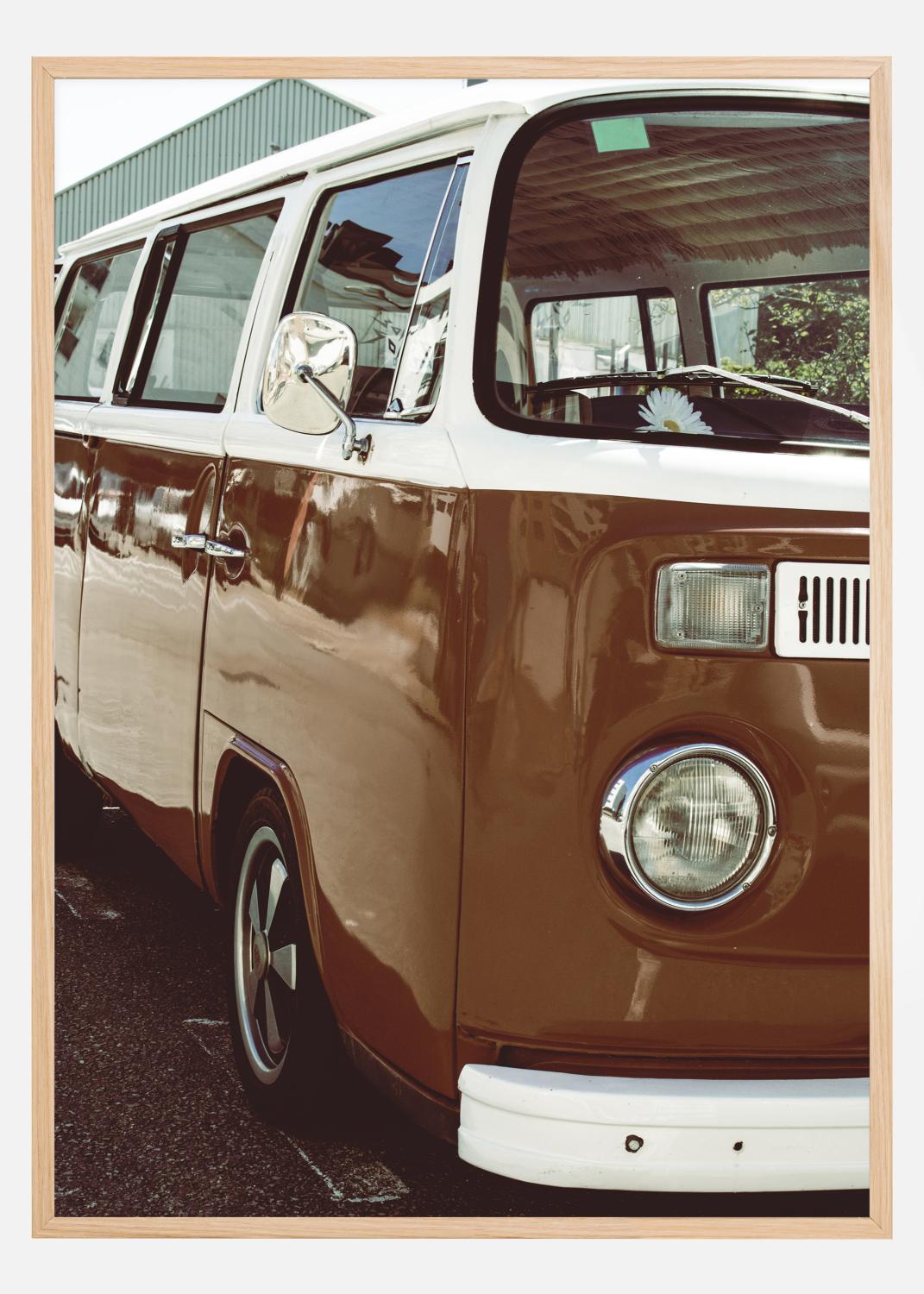 Product Image for Red Volkswagen Bus Poster (30x40 cm)