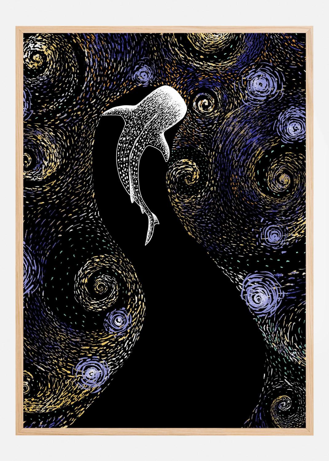 Product Image for Star Eater In Van Gogh Style Colored Poster (100x140 cm)