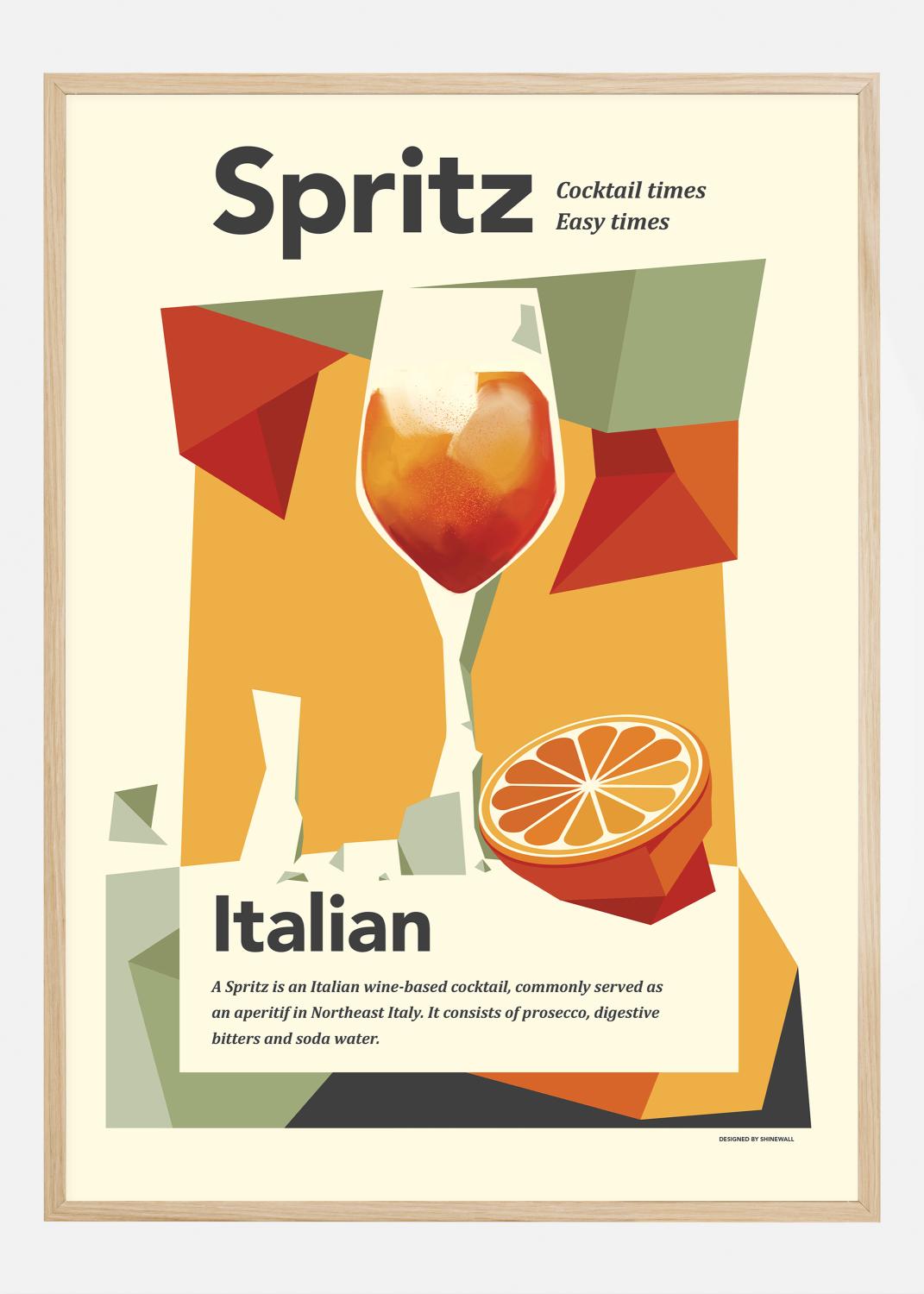 Product Image for Aperol spritz print Poster (21x29.7 cm (A4))