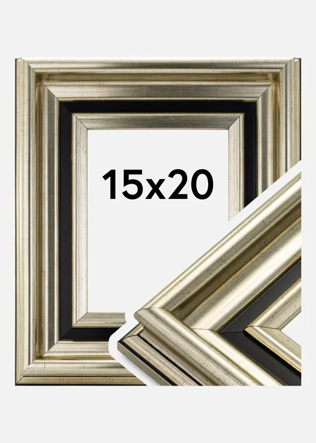 Ramverkstad Fotolijst Gysinge Premium Zilver 15x20 cm