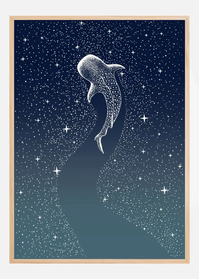 Bildverkstad Star Eater Version II Turquoise Poster