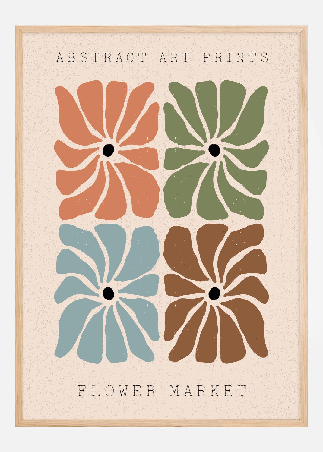 Product Image for Abstract Art Flowers Poster (21x29.7 cm (A4))
