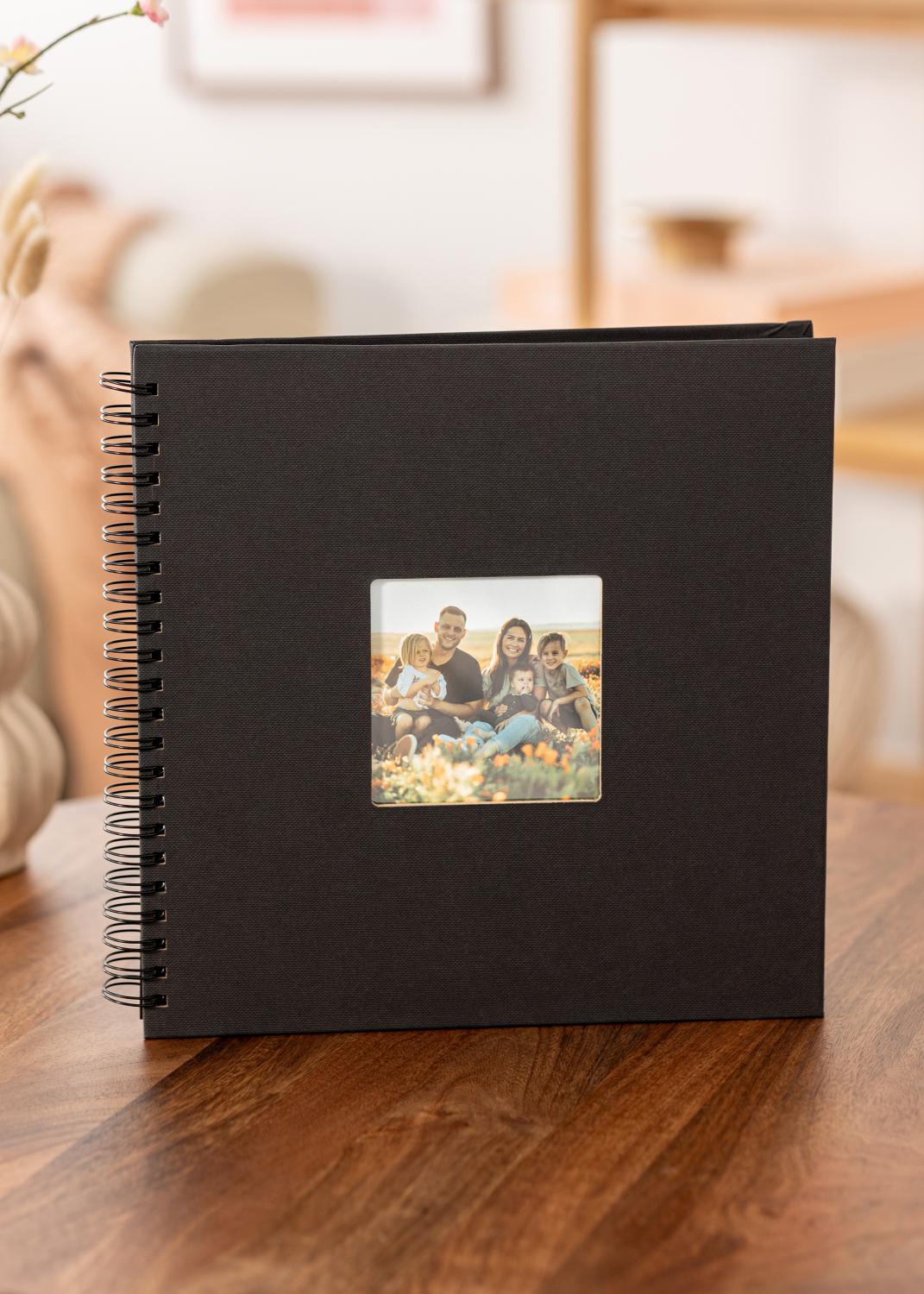 Product Image for Wiro Spiraalalbum Zwart - 32x30 cm (50 Zwarte zijden / 25 bladen)