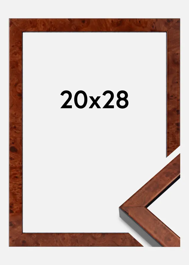 Mavanti Fotolijst Hermes Acrylglas Burr Walnut 20x28 cm