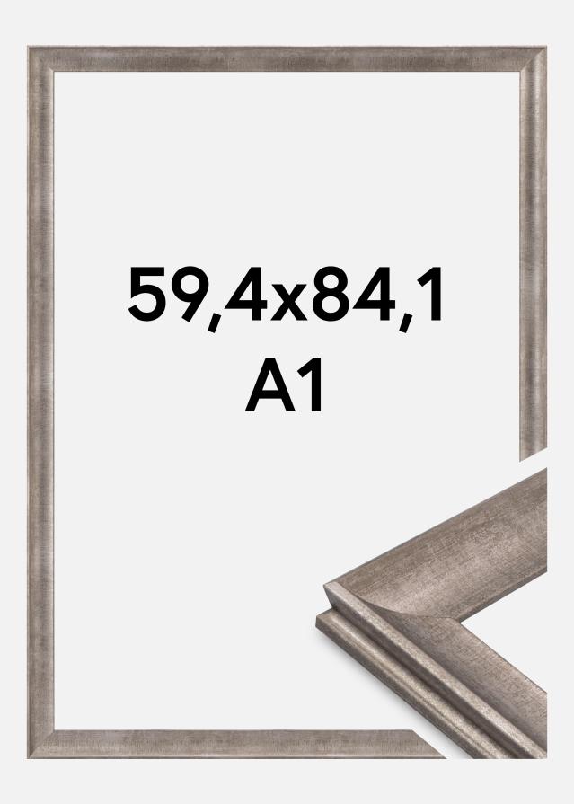 Jämtlands Ramfabrik Fotolijst Conca Acrylglas Zilver 59,4x84 cm (A1)