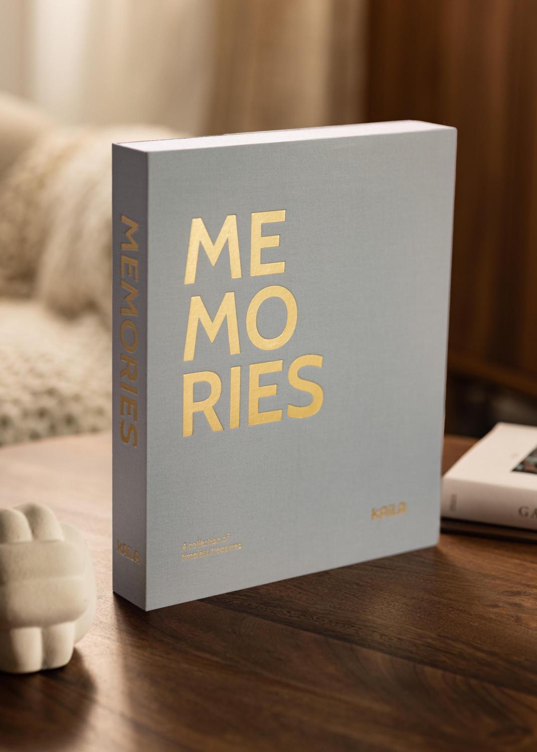 Product Image for KAILA MEMORIES Grey - Coffee Table Photo Album (60 Zwarte zijden)