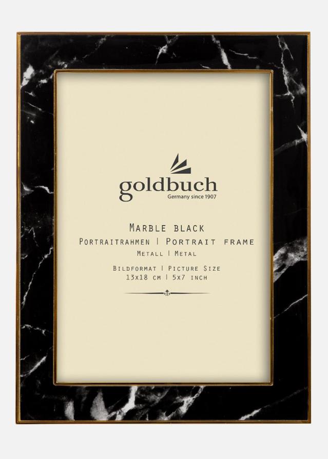Goldbuch Fotolijst Marble Zwart 13x18 cm