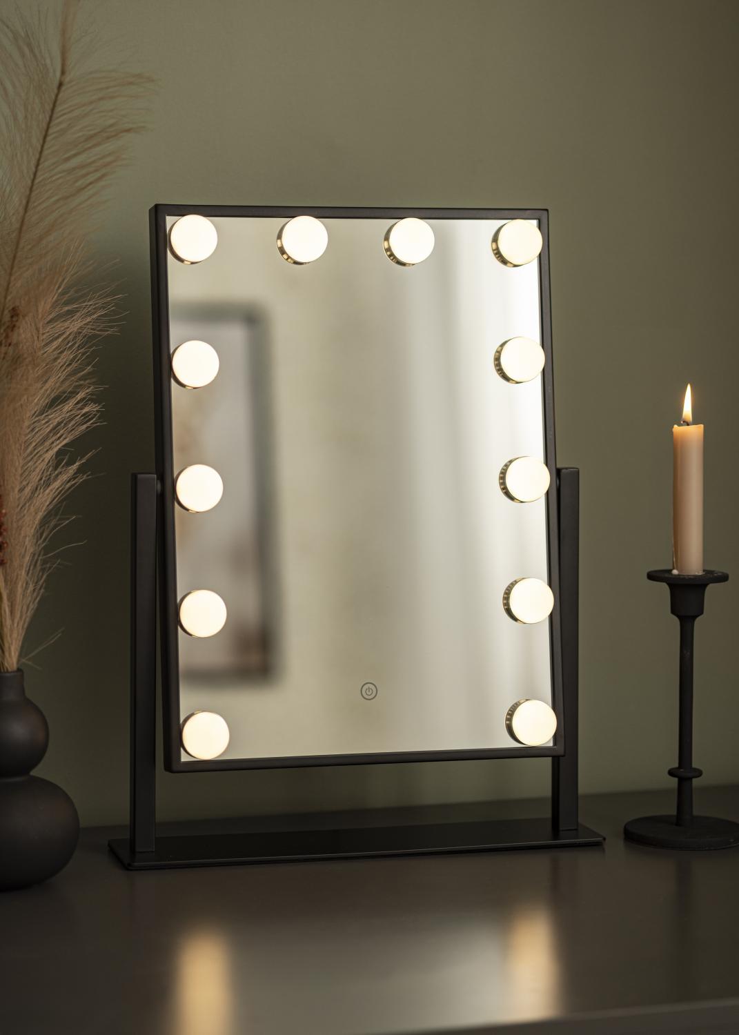 Product Image for KAILA Make-up spiegel I Zwart - 36x47 cm