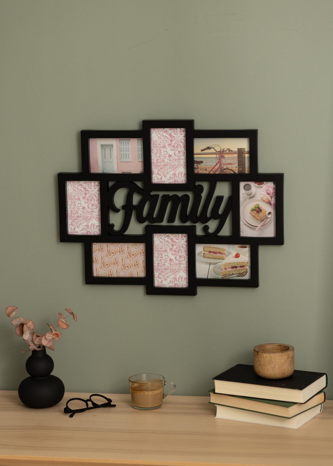 Product Image for Family Collagelijst Zwart - 8 Foto's