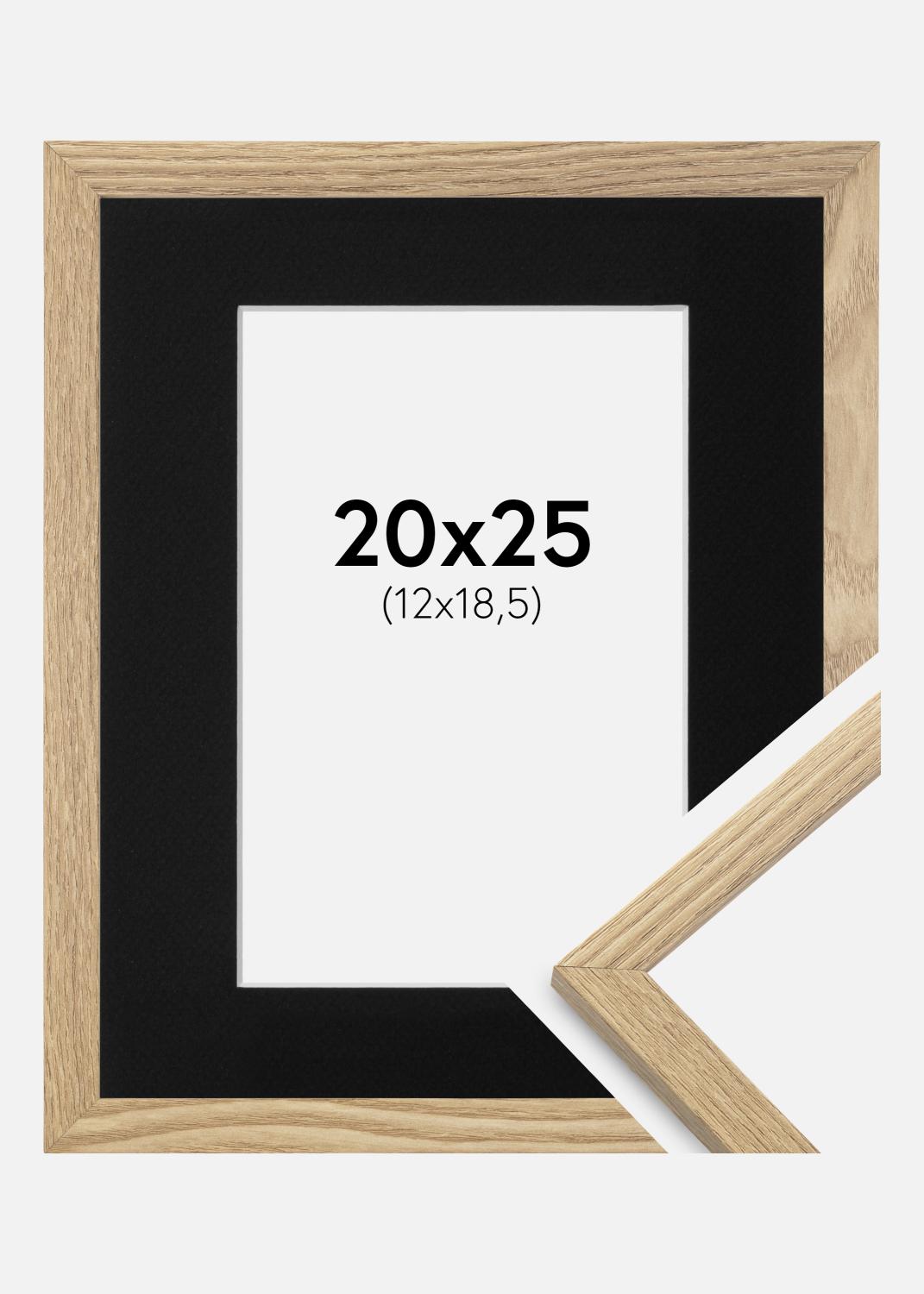 Product Image for Fotolijst Trendy Eiken 20x25 cm - Passe-partout Zwart 13x19,5 cm
