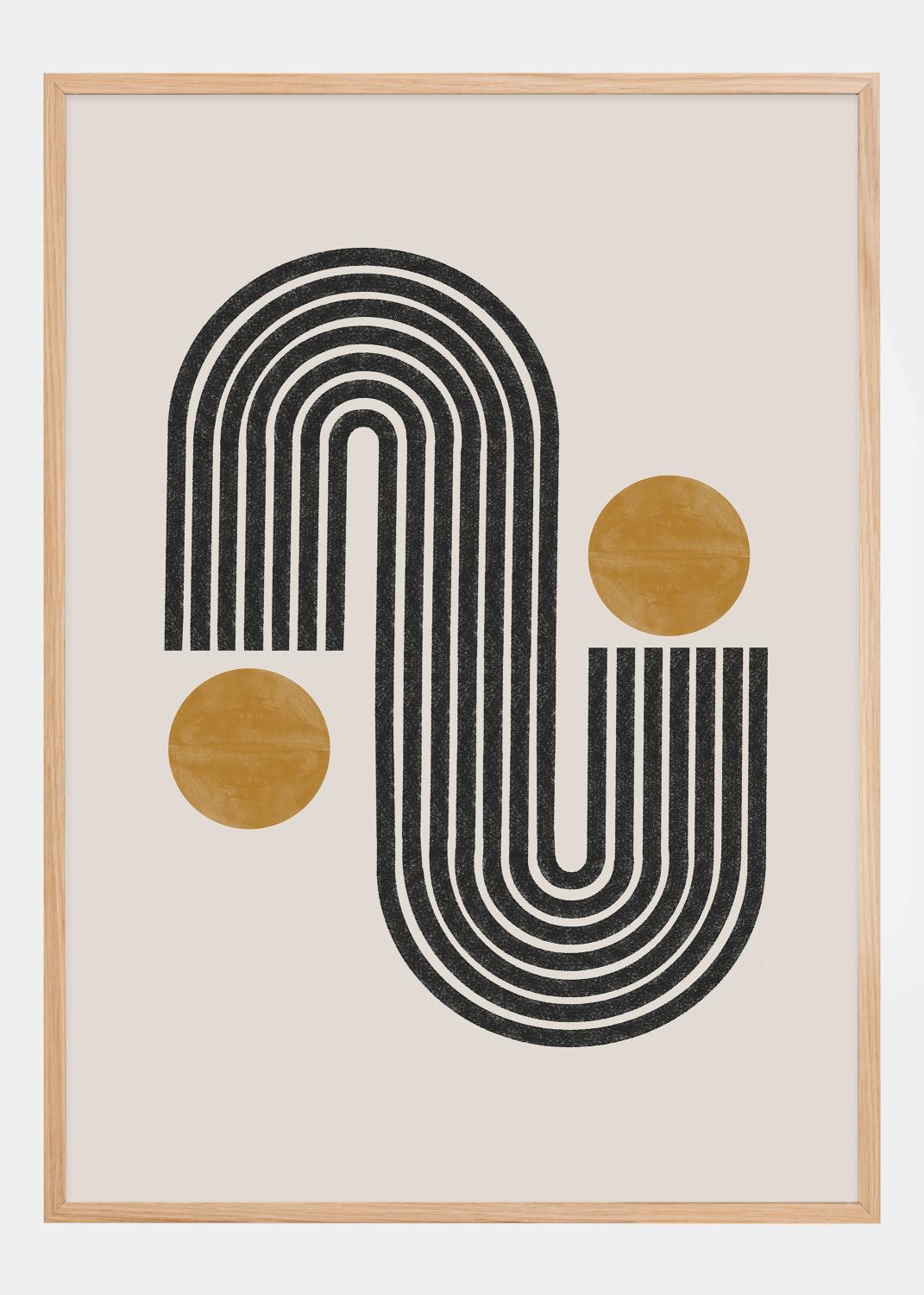 Product Image for Mid Century No3 Poster (21x29.7 cm (A4))