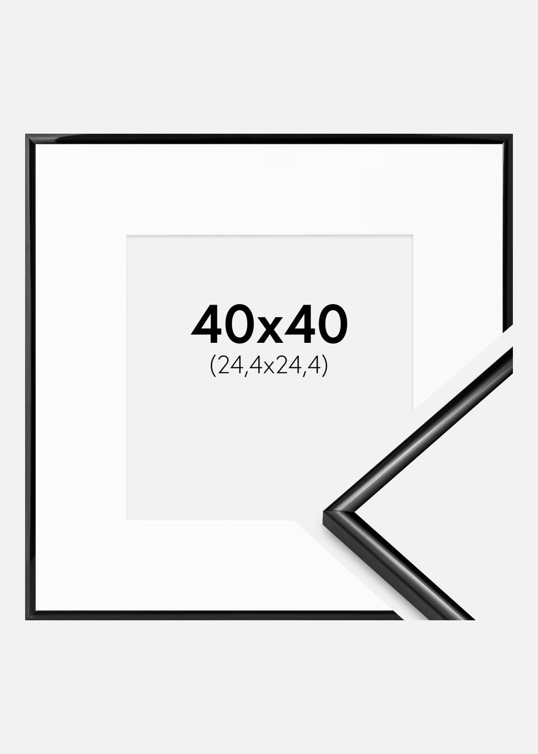 Product Image for Fotolijst Scandi Zwart 40x40 cm - Passe-partout Wit 10x10 inches