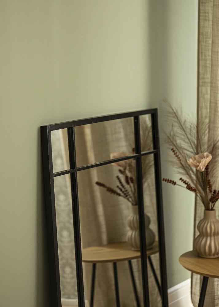 ID Factory Spiegel Window Zwart 70x100 cm