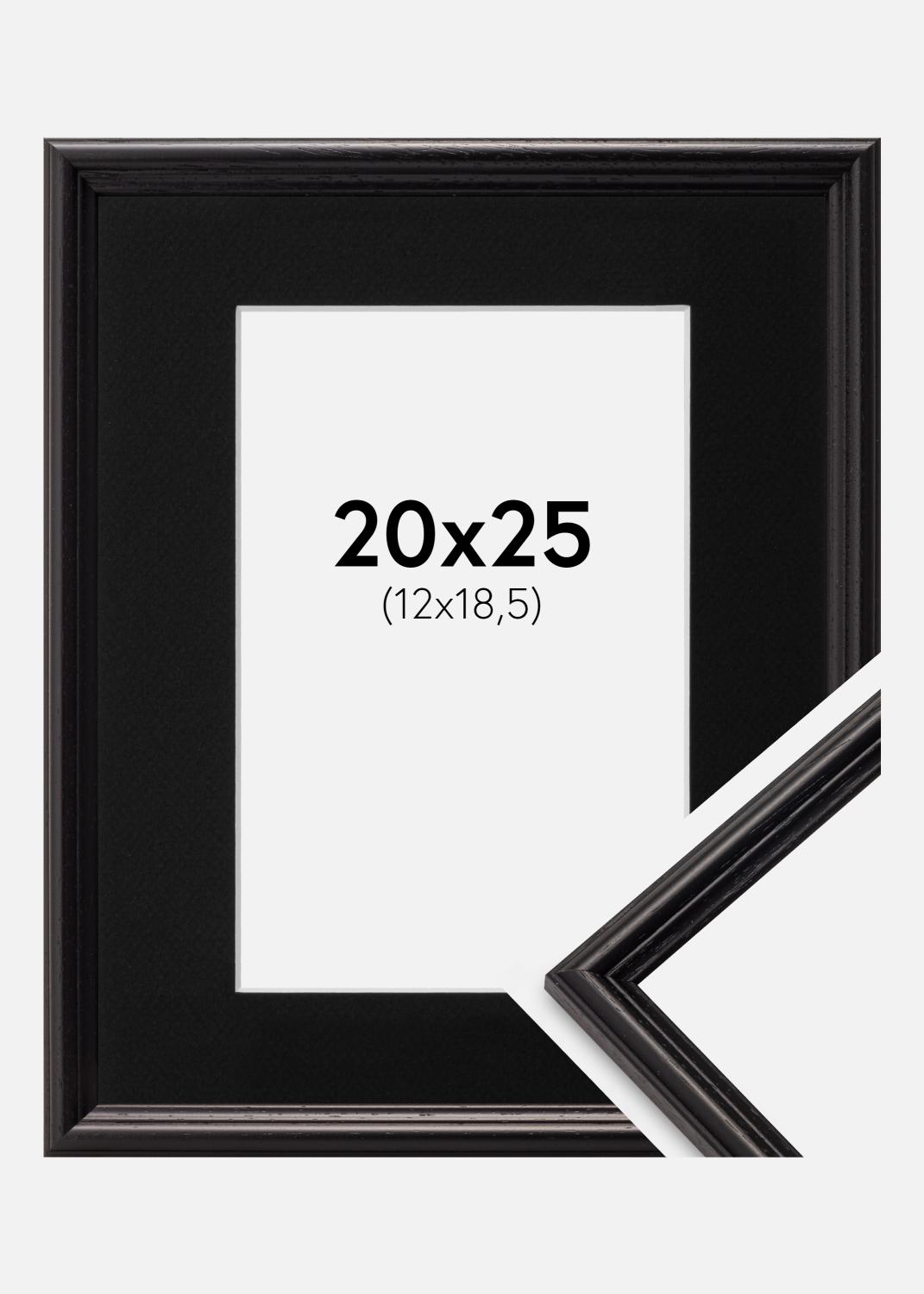 Product Image for Fotolijst Horndal Zwart 20x25 cm - Passe-partout Zwart 13x19,5 cm