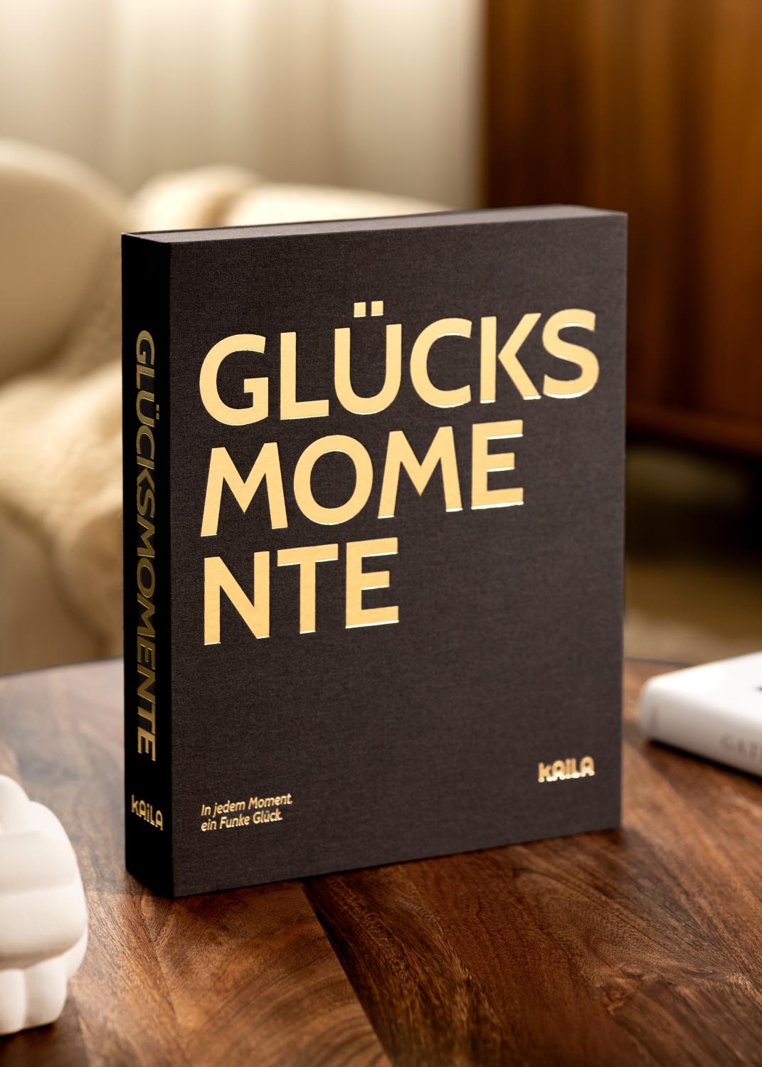 Product Image for KAILA GLÜCKSMOMENTE Black - Coffee Table Photo Album (60 Zwarte zijden)