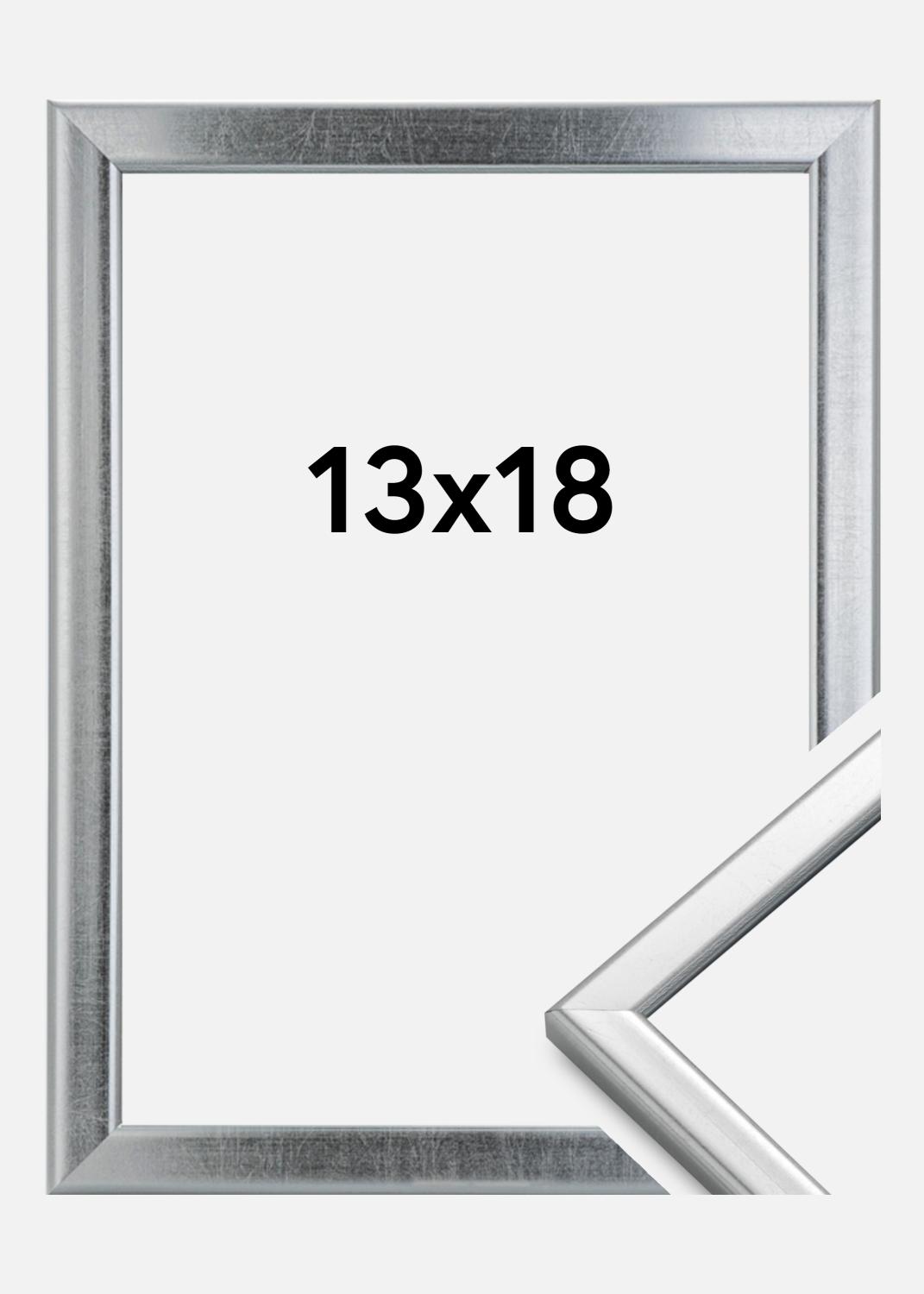 Product Image for Fotolijst Slim Mat Ontspiegeld Glas Zilver 13x18 cm