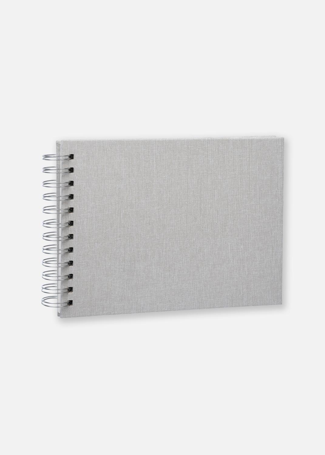 Product Image for Base Line Canvas Wire-O Beige 23x17 cm (40 Witte zijden / 20 Bladen)