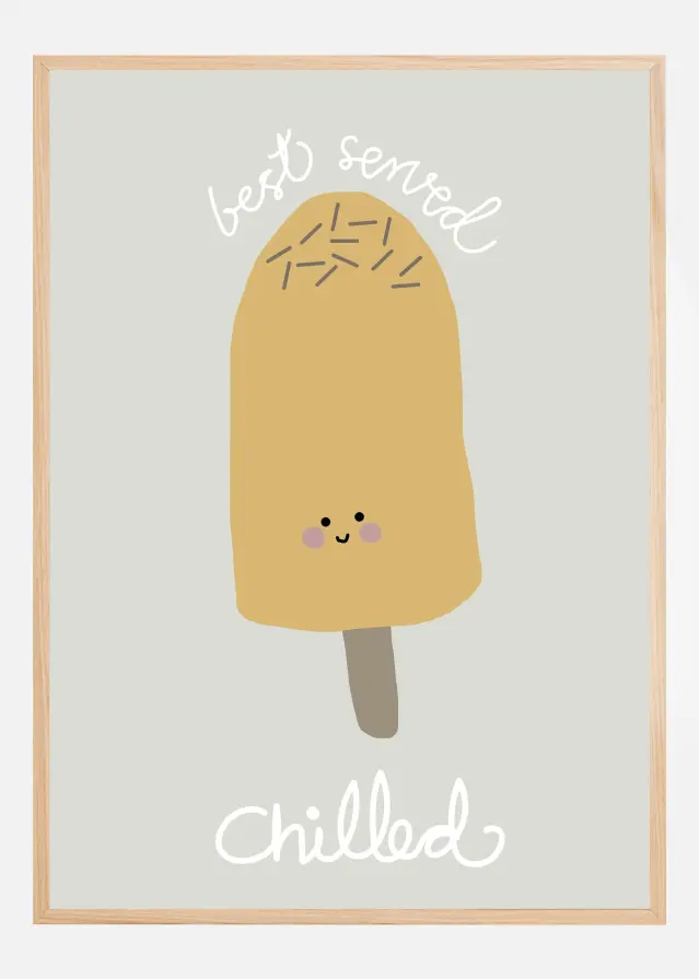 Bildverkstad Chilled Ice Cream Poster