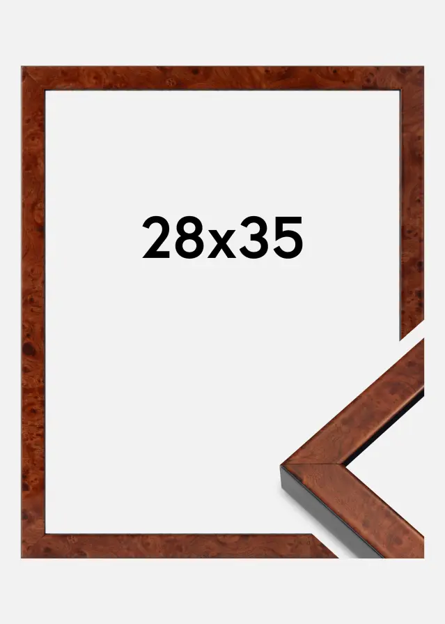 Mavanti Fotolijst Hermes Acrylglas Burr Walnut 28x35 cm