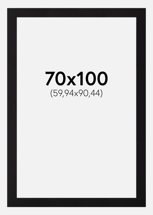 Artlink Passe-partout Zwart Standaard (Witte Kern) 70x100 cm (59,94x90,44)