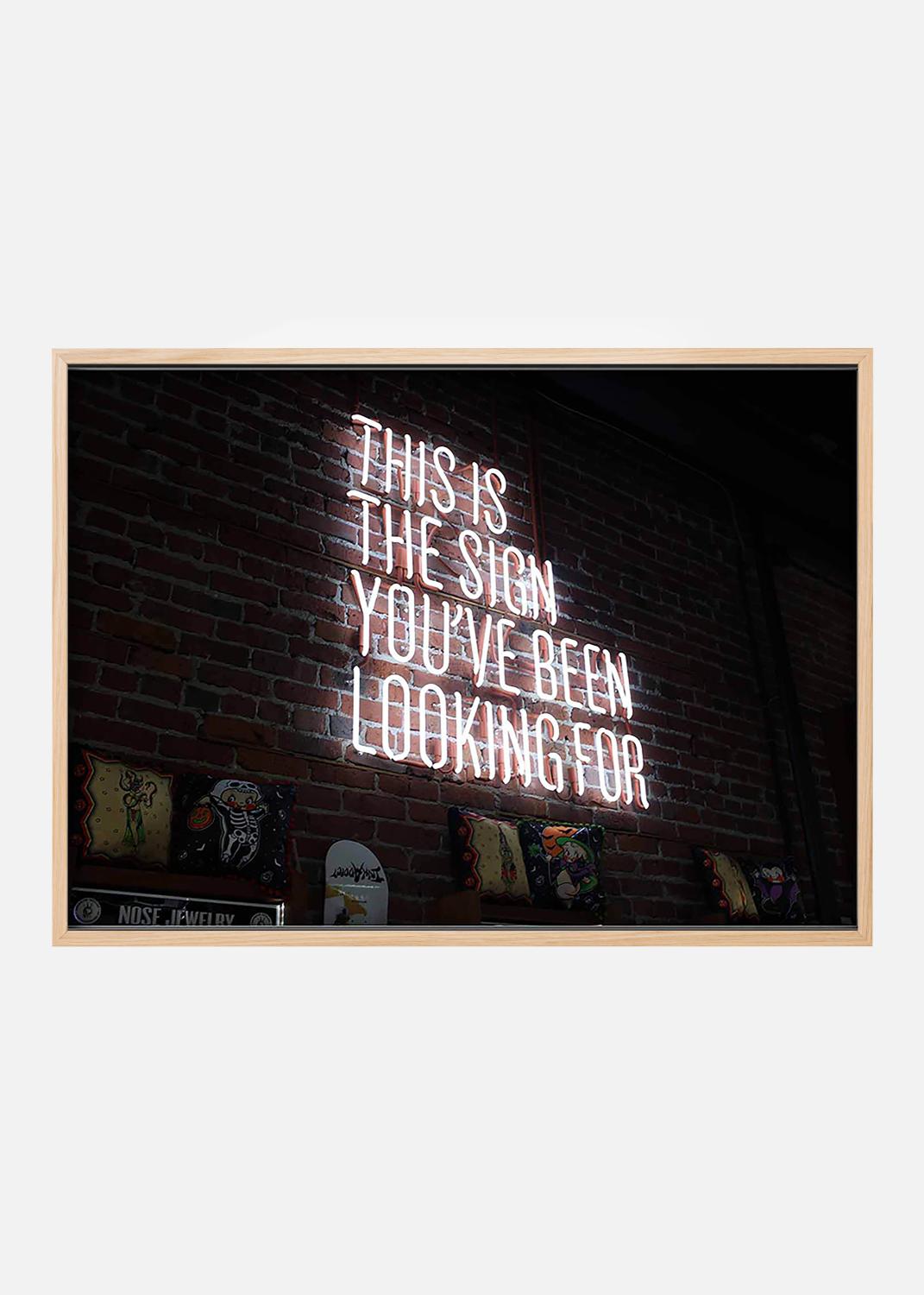 Product Image for The sign Poster (21x29,7 cm (A4))