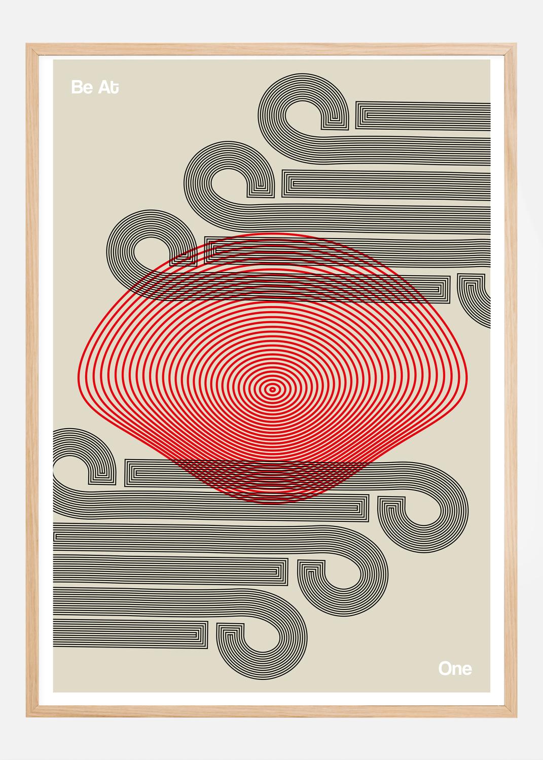 Product Image for Be At One - Black Poster (21x29.7 cm (A4))